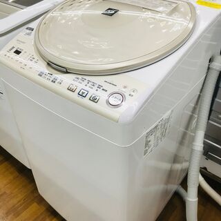 安心の6ヶ月間保証付き SHARP 縦型洗濯乾燥機販売中！