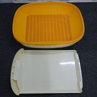 🍎未使用？花王 ニャンとも清潔トイレセット ドームタイプ マット・シート・紙砂付きの画像