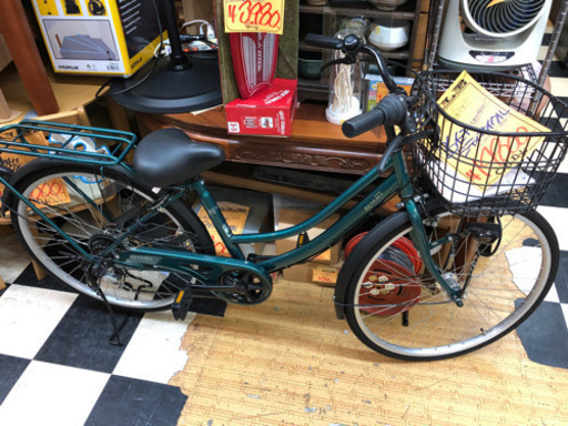 購入1か月以内！美品！26インチ変速切替付自転車