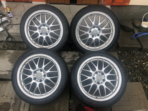 17インチ　ERGLANZ EX メッシュ　17×7J +45 5H PCD114.3 215/45-17(