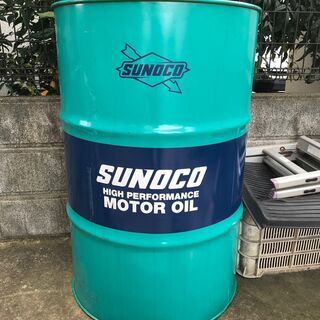 ３缶有り！　スノコ SUNOCO 空ドラム缶 200L 世田谷ベース テーブルにの画像