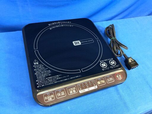 【管理KRG116】YAMAZEN 2019年 YEA-140B 1400W IHクッキングヒーター