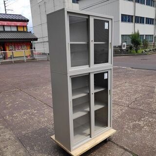 コクヨ　上下ガラス引違扉書庫『良品中古』複数入荷！【リサイクルシ...