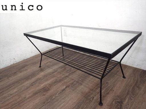 【状態良好】unico “ EDDY “ Series『 Low table ・ L 』