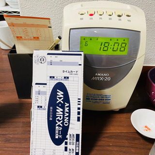 受付終了　タイムレコーダー　Amazonで22.800円→2.2...