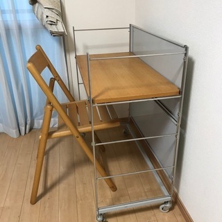 デスク仕様　無印良品　ユニットシェルフ