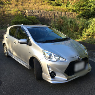 無事故！アクア 走行2.7万キロ！車検令和4年3月！エアロ、ナビ...
