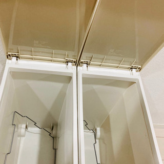 【受渡先決定】ゴミ箱45L✖️2個セット【中古】タイヤ付き