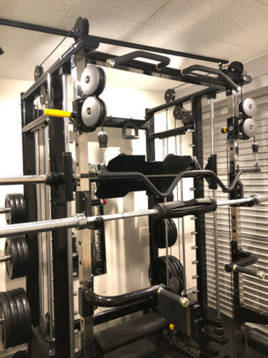 WILD FIT ベンチ/ALEX バーベル シャフト180cm 引き取り限定