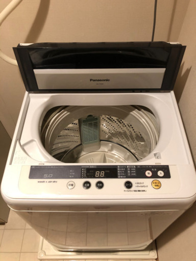 <更に値下げしました>美品　Panasonic 全自動洗濯機(5kg) 説明書保証書あり