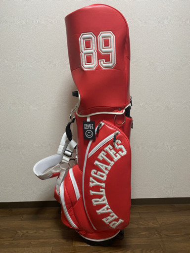 パーリーゲイツ　キャディバッグ　オレンジ