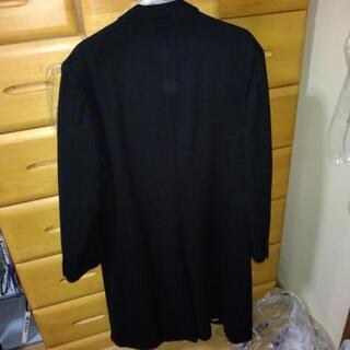 ポールスミス　チェスターコート　黒　ウール100％の画像