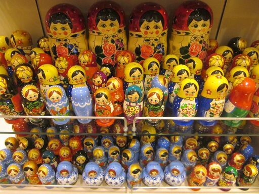 マトリョーシカ人形10体 (あくびちゃん) 岩沼のインテリア雑貨/小物