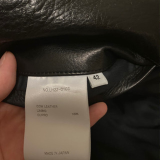 LITHIUM HOMMEのレザージャケットの画像