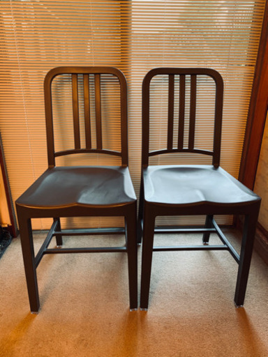 2脚セット　EMECOエメコ 111 NAVYCHAIR ネイビーチェア　美品