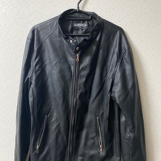 レザー風ブルゾン