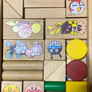 アンパンマンの積み木の画像