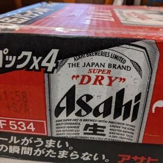 アサヒスーパードライ 1ケース 24缶 ビール 未開封 6缶パック×4の画像