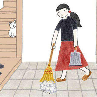 サロン清掃とリネンの補填の画像