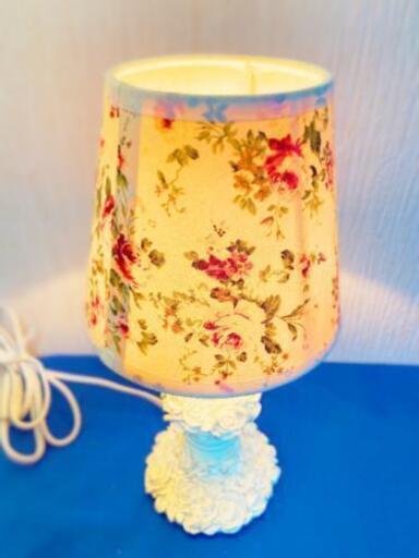 ★(*^▽^)/値下げ★美品*☆新品未使用♪薔薇のランプ★ 綺麗★