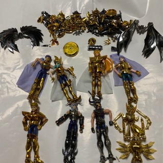 聖闘士星矢フィギュア、超合金、8体セット