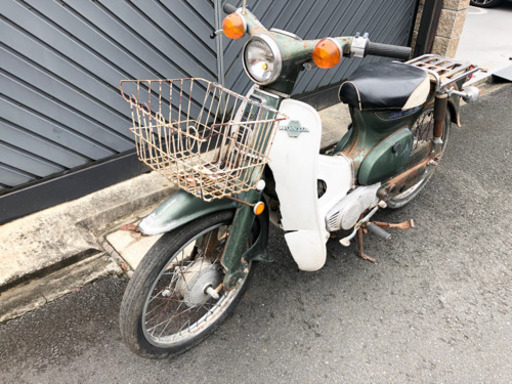 スーパーカブ50 c50 カモメカブ　エンジン始動確認