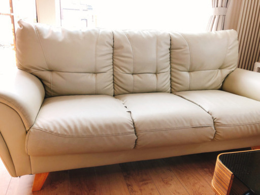 ばら売り可☆3人掛け&2人掛けソファー☆75000円で購入☆スイートデコレーション