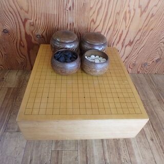 囲碁盤 碁石 セット サイズ 42cm 46cm 囲碁 貝 ボー...