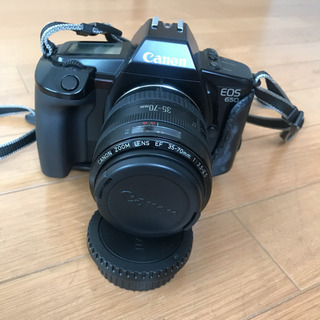 ★【お取引決定】Canon EOS 650 一眼レフカメラセット　電池ありの画像