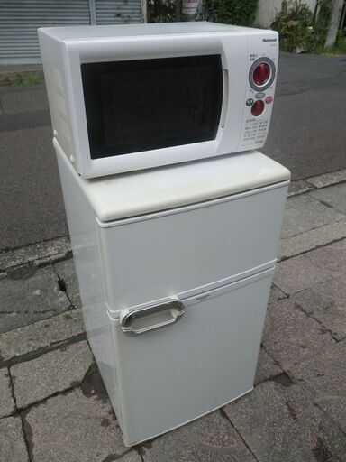 ■配達可■2ドア冷蔵庫と電子レンジのセット