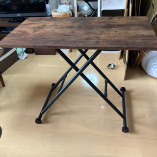 昇降テーブル　不二貿易　無段階調整の画像