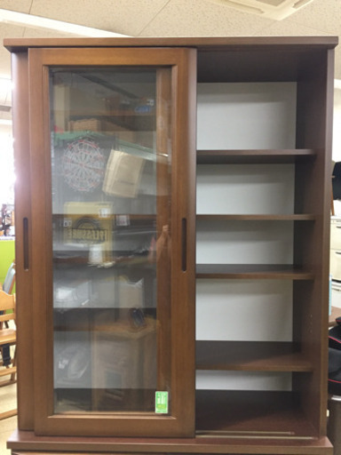 松田家具 書棚 本棚 スライド式