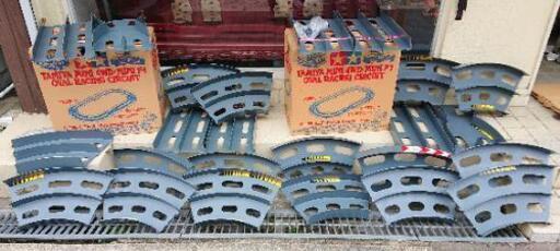 TAMIYA タミヤ ミニ四 ミニF オーバルホームサーキット 2箱セット ミニ四駆コース カーレース 現状品