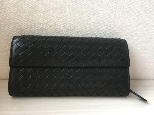 ボッテガヴェネタ BOTTEGA VENETA 長財布 小銭入れ付き レザー 本革