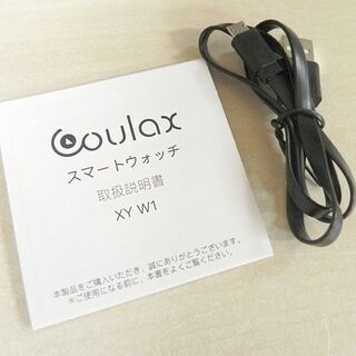 未使用 COULAX スマートウォッチ CX05013-BLK 2020最新版 タッチパネル式 歩数計 消費 アプリ通知 音楽制御 カメラ遠隔 IP68防水 line対応 ☆ PayPay(ペイペイ)決済可能 ☆ 札幌市 白石区 東札幌 アウトレットモノハウスの画像