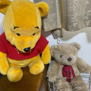 ぬいぐるみ２つ