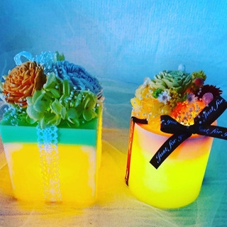 アロマキャンドル＊プレゼントBOXランプの画像