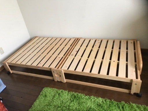 木製シングル折り畳みベット
