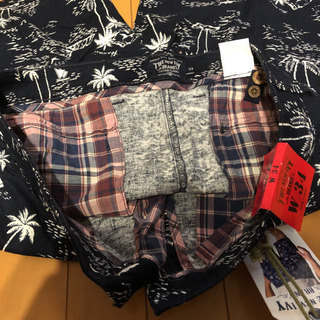 最終値下げ　展示品 THE NEW IVY W34 Navy Pacific Print メンズの画像