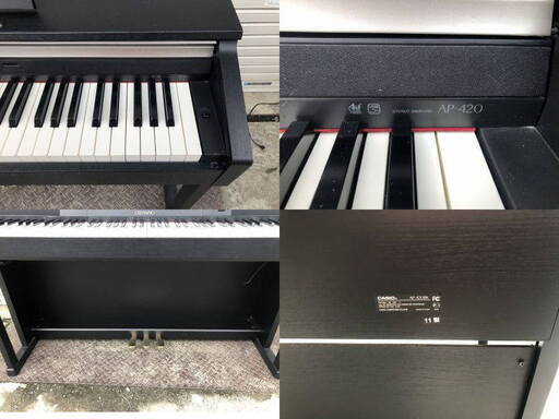 ★動作〇★ 電子ピアノ CASIO CELVIANO AP-420 BK ◆ カシオ 11製 84鍵 ステレオ サンプリング