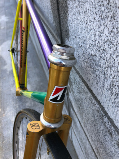 ブリジストン　ピスト　サンシン　ラージハブ　クレイジーカラー