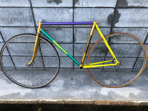 ブリジストン　ピスト　サンシン　ラージハブ　クレイジーカラー