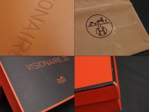 FA】VISIONAIRE ヴィジョネア 32 HERMES エルメス レザーケース ポスト