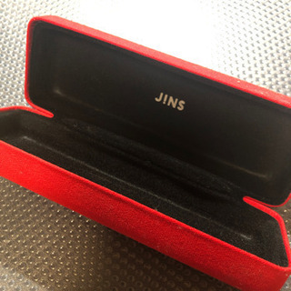 JINS 眼鏡ケース　赤