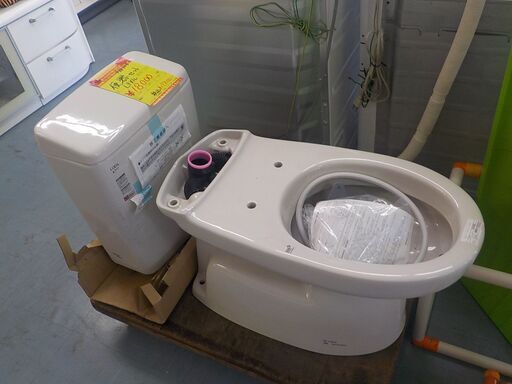 ID:G938323　洋式便器セット（ＬＩＸＩＬ製）タンク＆便器＆便座の３点セット