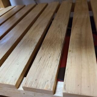 キッチン作業台　白タイル　パイン材の画像