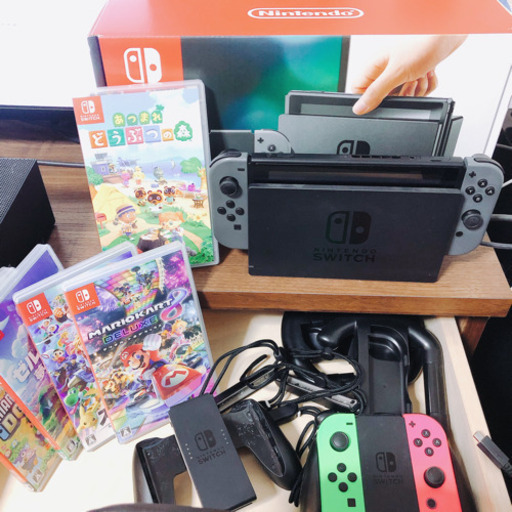 Nintendo Switch（ニンテンドースイッチ）本体＋あつ森含むソフト５本