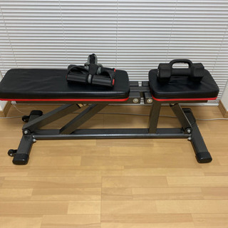 インクラインベンチ、ダンベル、チューブセット！
