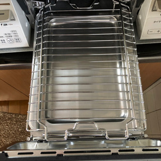 【再募集】ガスコンロ　Rinnai KG66VTW 強火力左 ココットプレート付きの画像