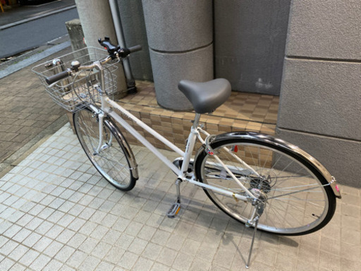 自転車　　ライト付き　かご付き　新品
